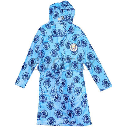 Mens Manchester City Fleece Hooded Robe