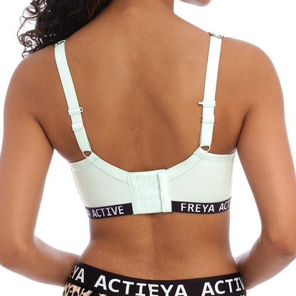 Freya Active Dynamic Crop Top Sports Bra - Pure Leopard Aqua Freya Active