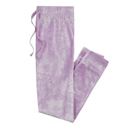 Forever Dreaming Girls Crushed Velvet Pyjamas - Lilac
