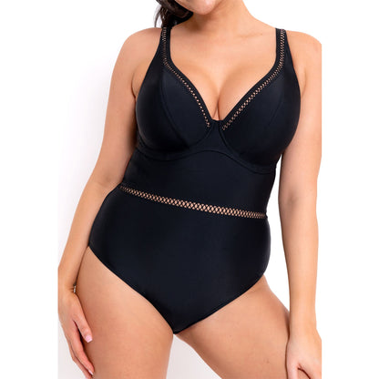 Curvy Kate First Class Plunge Swimsuit - Black