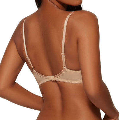 Gossard Superboost Lace Plunge Bra - Nude