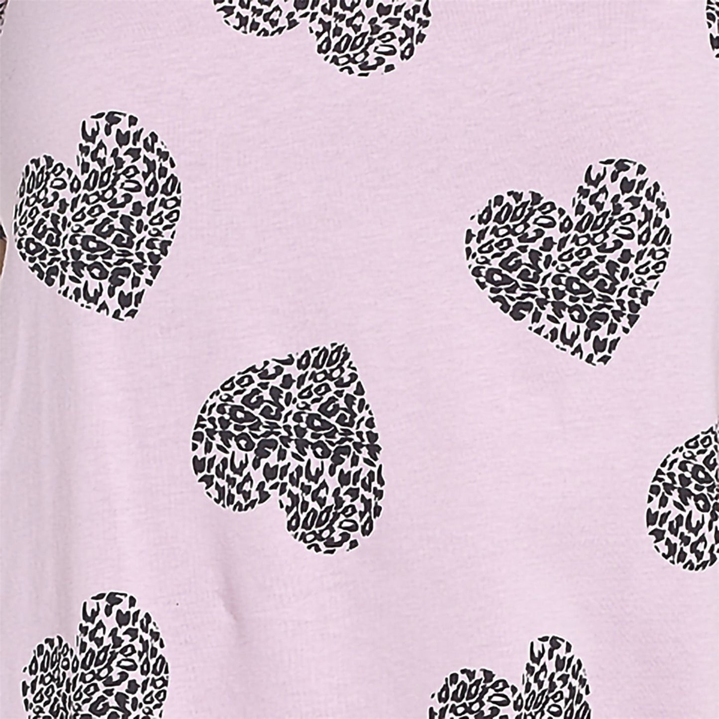 Follow That Dream Womens Heart Print Nightie - Pink