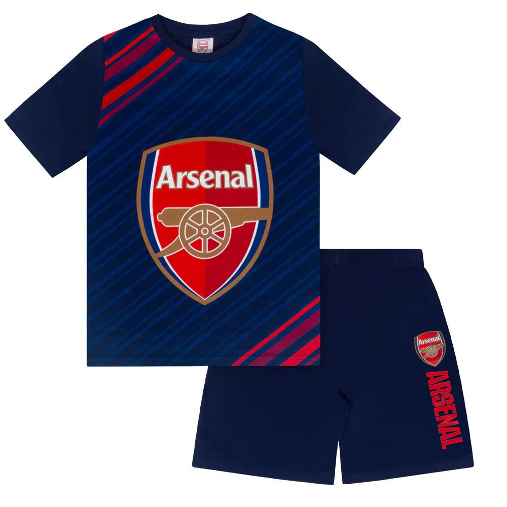 Kids Arsenal FC Short Pyjamas - Navy Arsenal