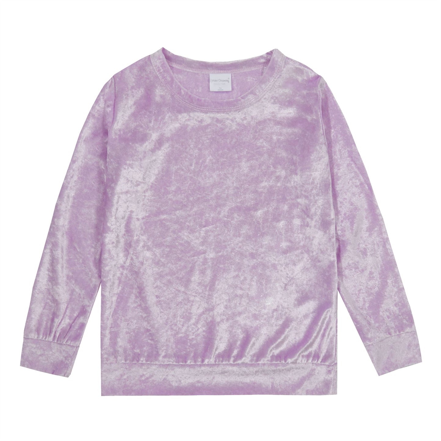 Forever Dreaming Girls Crushed Velvet Pyjamas - Lilac