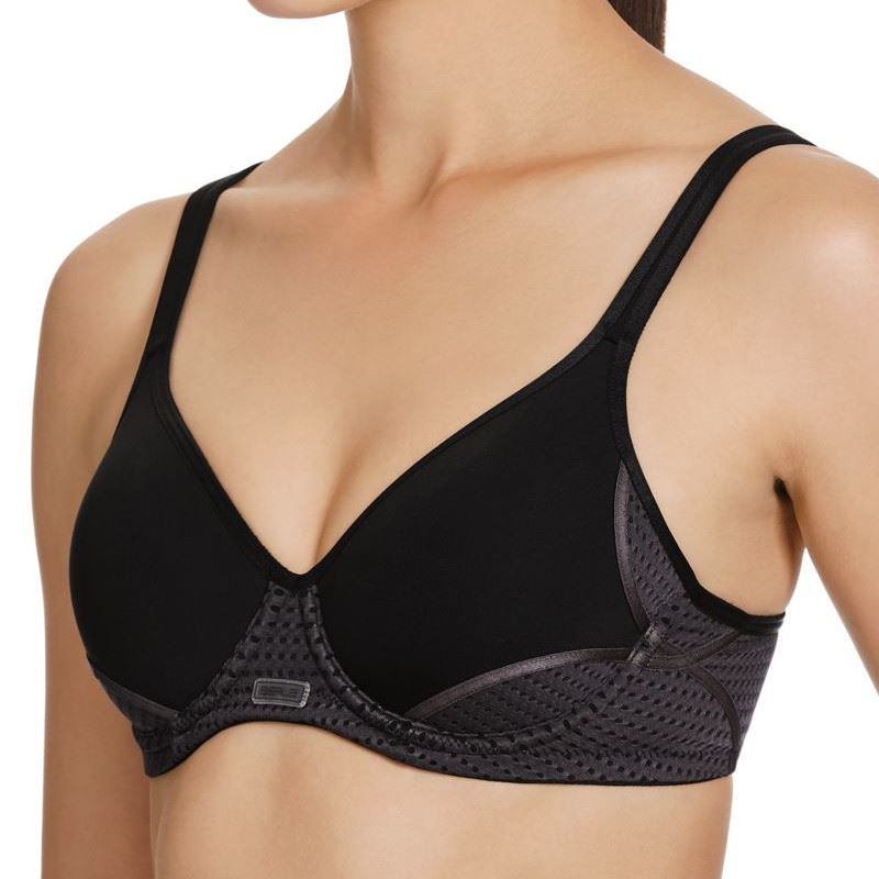 Berlei Electrify Mesh Padded Sports Bra - Black