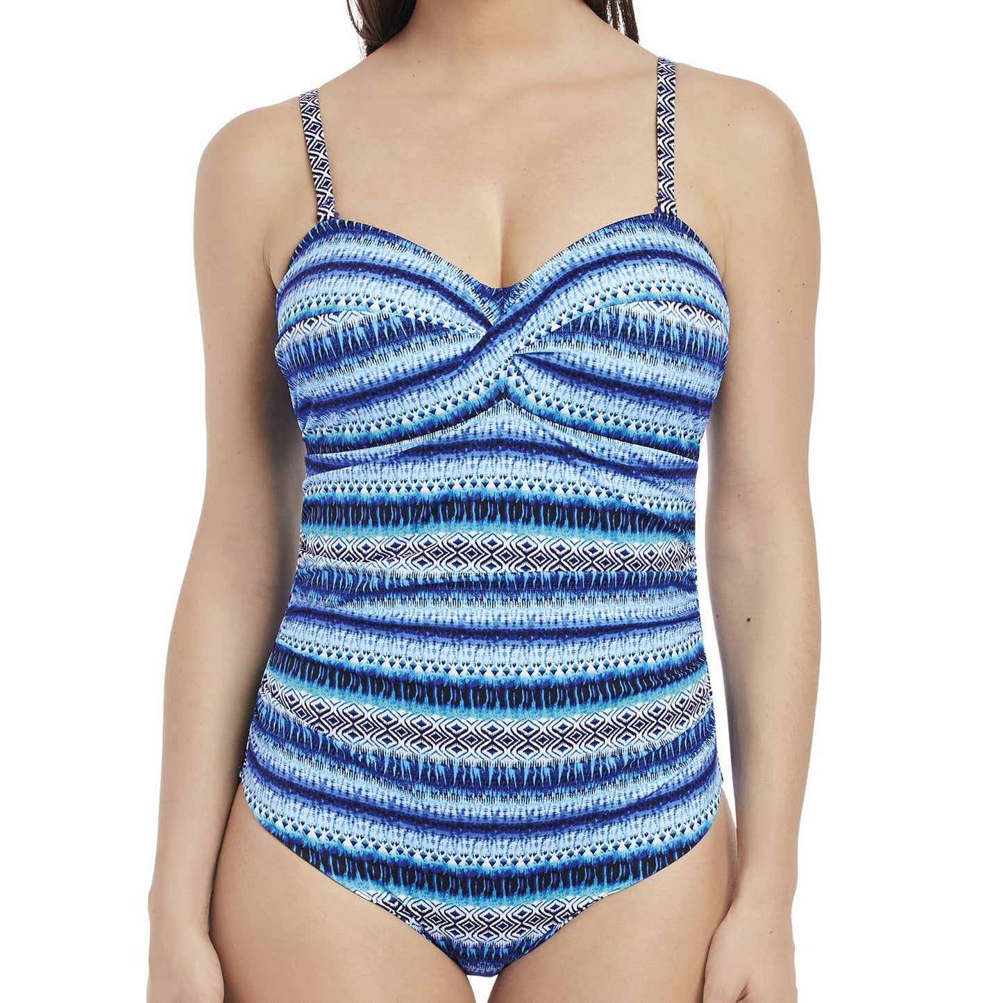 Fantasie La Manga Twist Bandeau Swimsuit - Pacific
