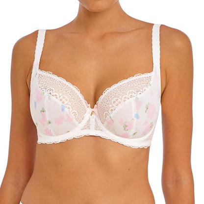 Freya Daydreaming Plunge Bra - Flora White Freya