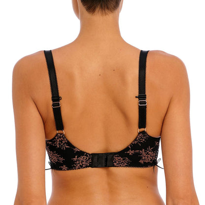 Freya Offbeat Decadence Side Support Bra - Black