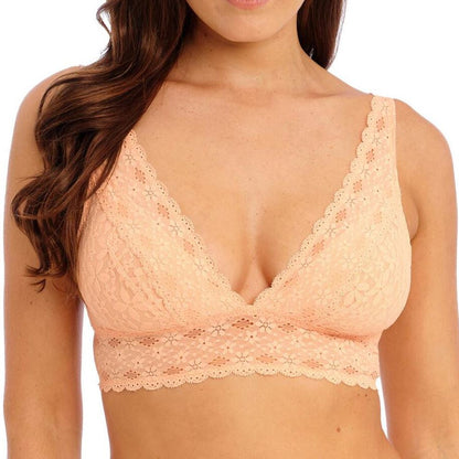Wacoal Halo Lace Soft Cup Bra - Almost Apricot