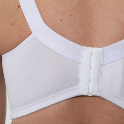 Gemm Full Cup Embroidered Non Wired Bra - White