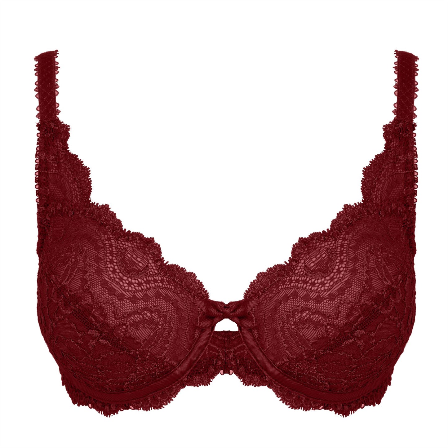 Playtex Flower Elegance Lace Bra - Carmine Red