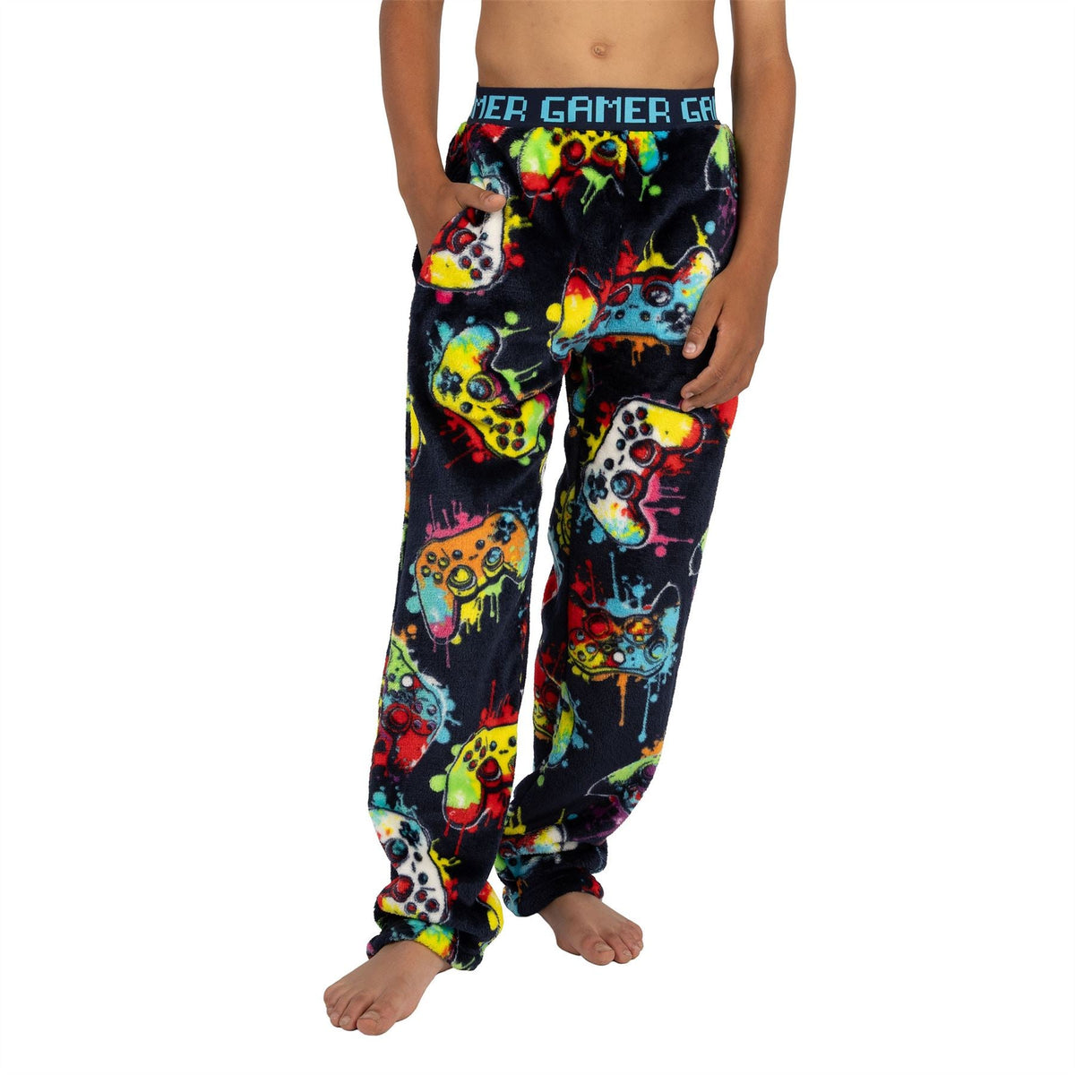 Cargo Bay Boys 'Gamer' Fleece Lounge Pants - Navy Cargo Bay