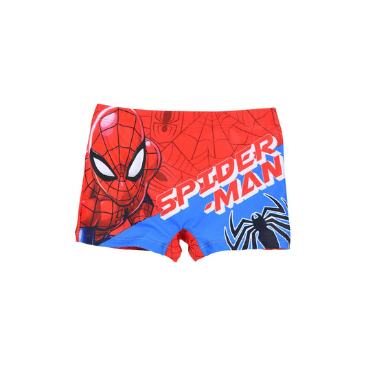 Boys Spiderman Swim Shorts - Red
