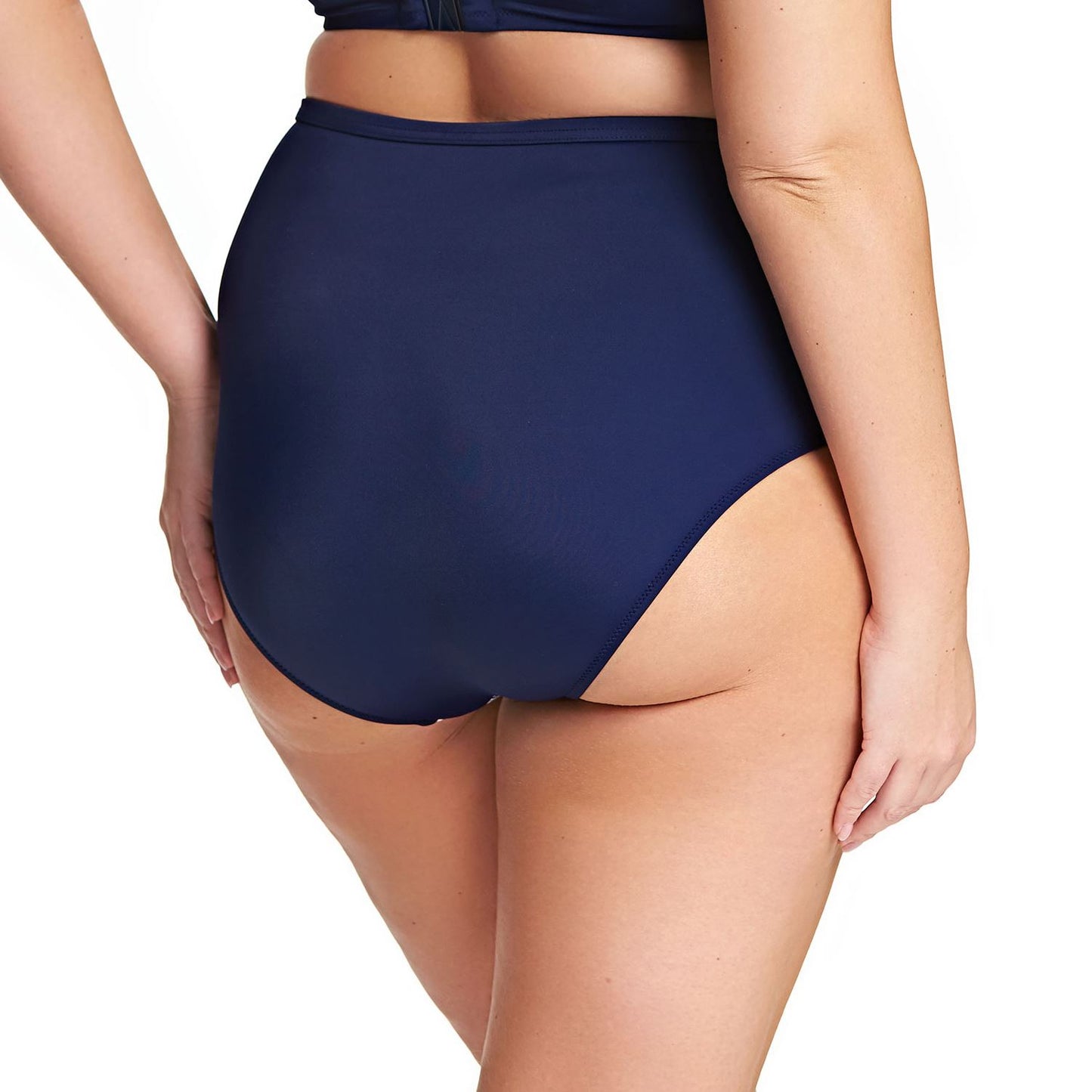 Elomi Chevron Classic Bikini Brief - Midnight