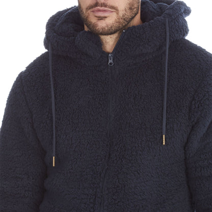 Cargo Bay Mens Borg Fleece Onesie - Navy