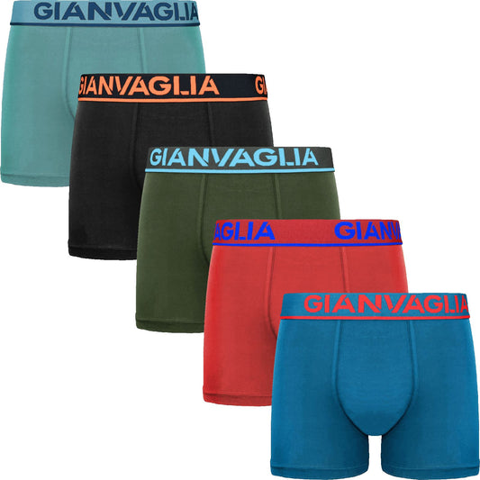 Gianvaglia Deluxe Boxer Shorts (5 Pack) - Multi