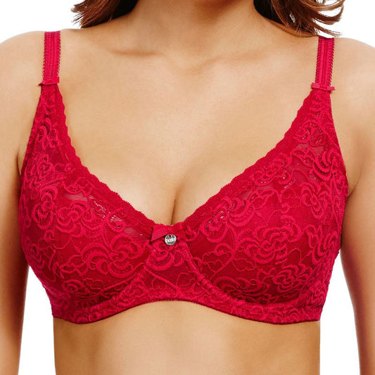 Berlei Heaven Lace Padded Bra - Passion Red