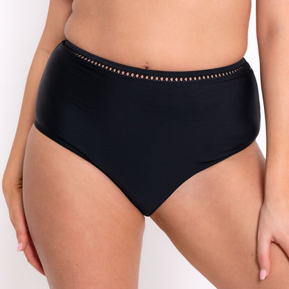 Curvy Kate First Class High Waist Bikini Brief - Black
